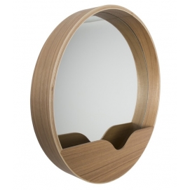 Round wall mirror